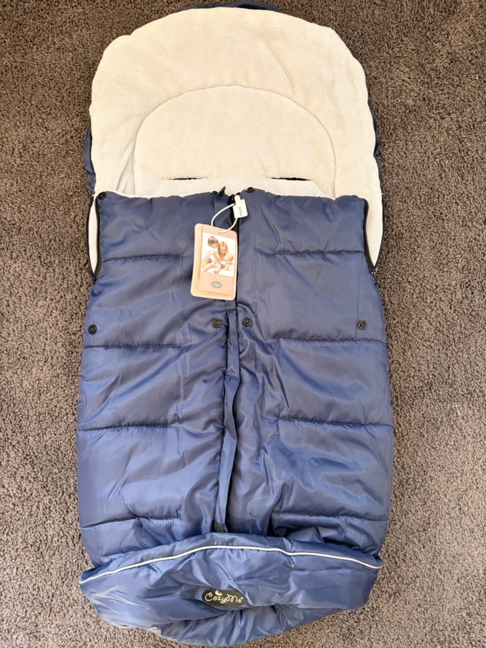 Cozy Me Stroller FootMuff -Navy